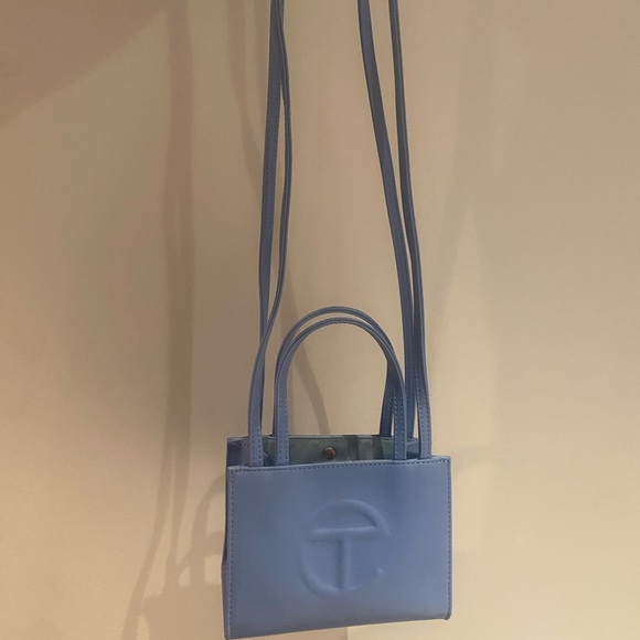 Telfar small shopping bag- pool blue NWOT - Picture 2 of 6